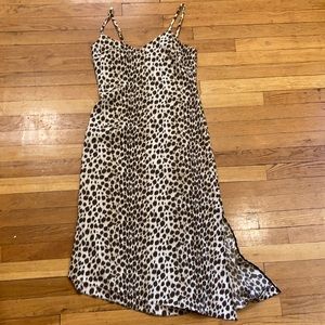 SOLD Club monaco cheetah midi dress